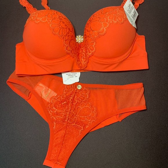 Set bra and panties orange perfect ! - Picture 2 of 2